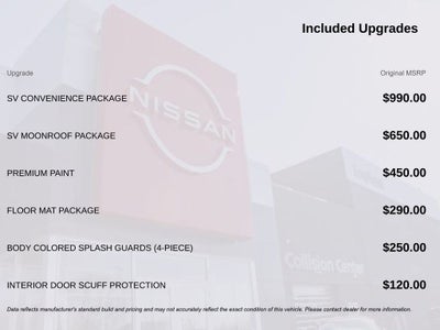 2026 Nissan Sentra SV Convenience Package