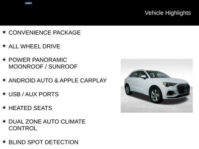 2022 Audi Q3 Premium quattro