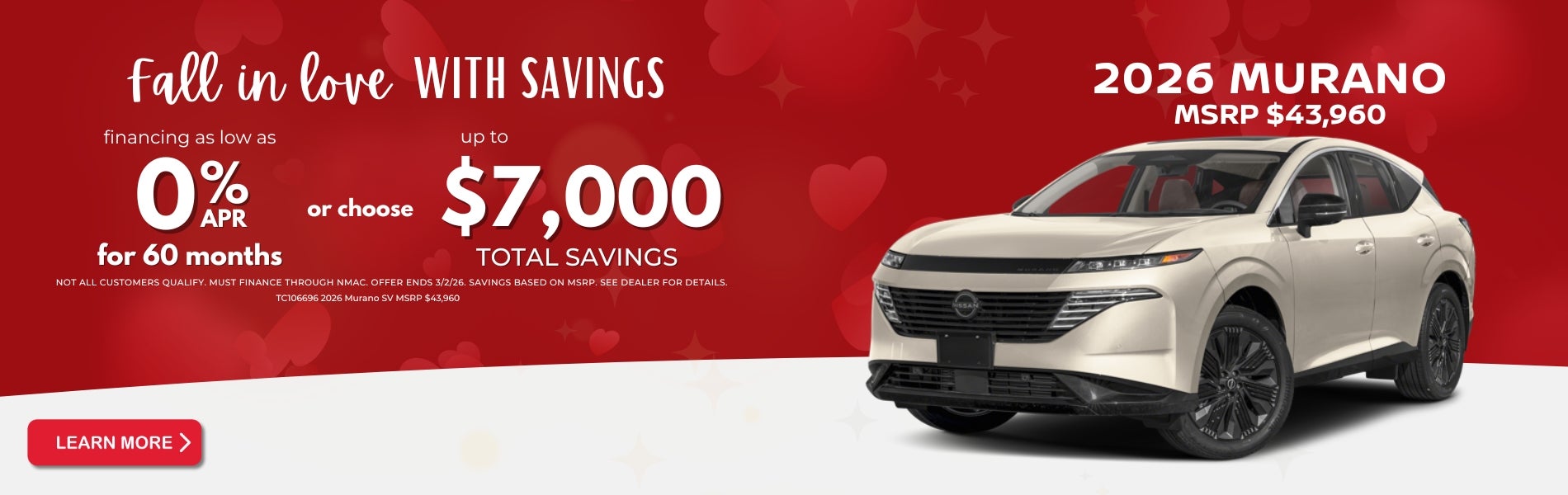 Murano APR Bonus Cash