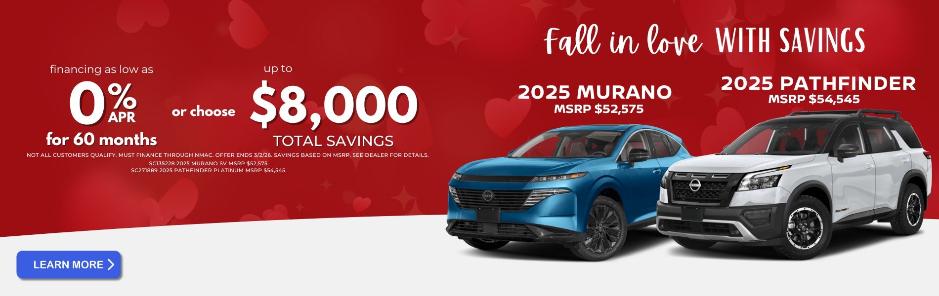 Murano and Pathfinder APR